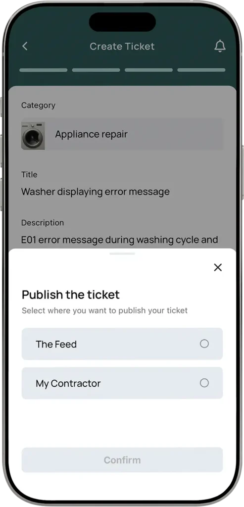 Property owner reviews contractor quotes on KRU dashboard